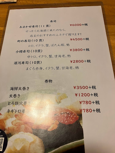Opinii despre 町の寿司 în 小樽市 - 飲食業
