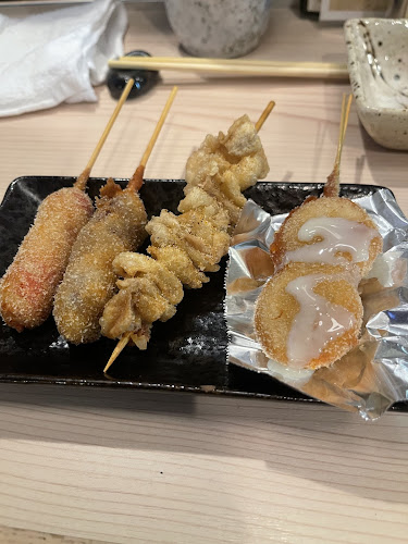 Opinii despre 心斎橋の美味しい串カツあげてんかっ!むかい în 大阪市 - 飲食業