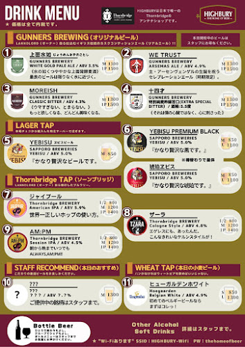 HIGHBURY THE HOME OF BEER