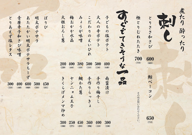 Opinii despre 下関酒場 五十歩百歩 în 下関市 - 飲食業