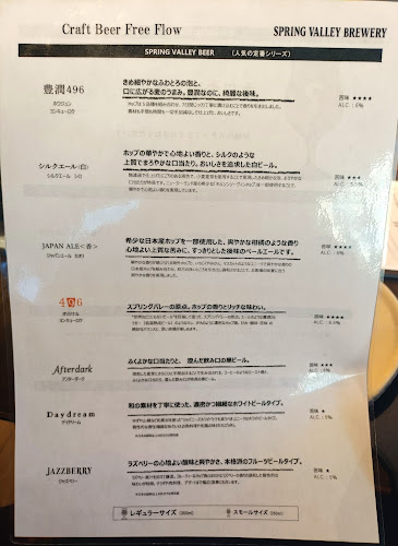 スプリングバレーブルワリー東京 - 飲食業