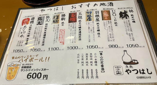 Opinii despre 地物魚専門料理 やつはし în 富山市 - 飲食業
