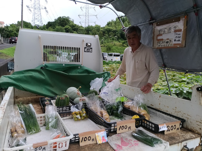 岡津幼稚園入口野菜直売所