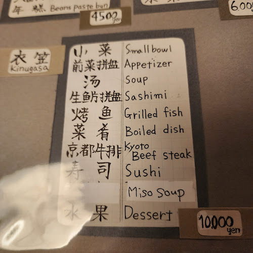 Comentarii opinii despre 京料理 花咲 萬治郎