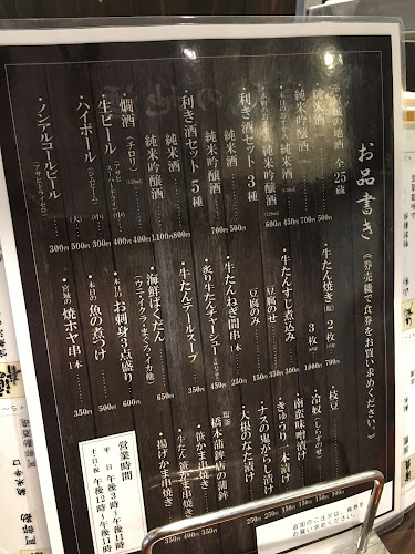 五橋横丁 たんや善治郎立ち呑み処